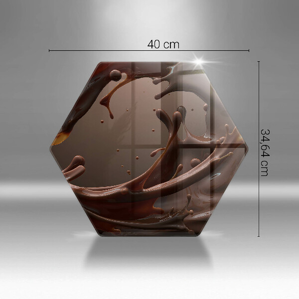 Tocător sticlă Ciocolata lichida