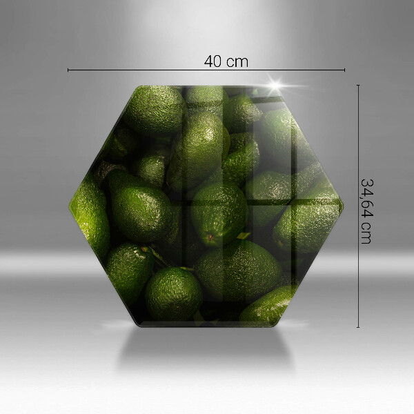 Tocător sticlă Fructe de avocado