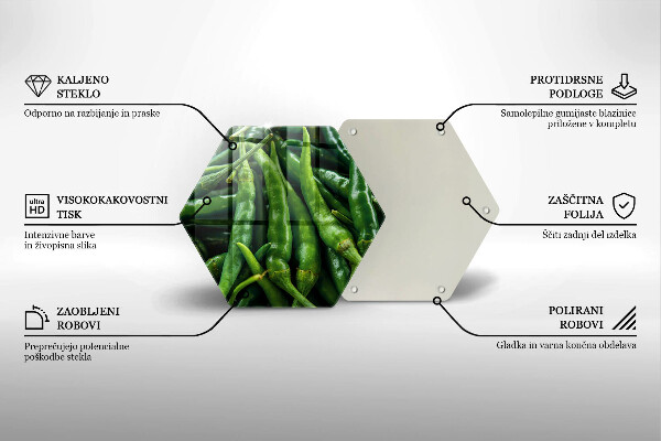 Tocător sticlă Păstăi de mazăre