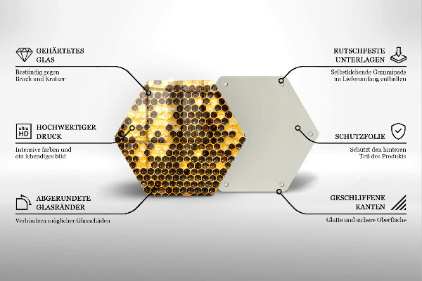 Tocător sticlă Fagure de miere
