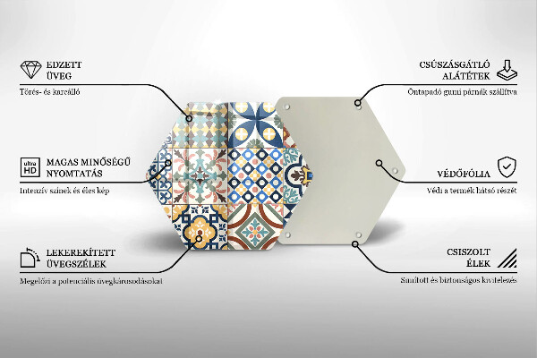 Tocător de bucătărie Placi decorative