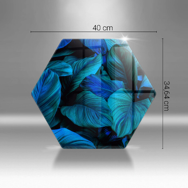 Tocător sticlă Frunzele vegetației junglei