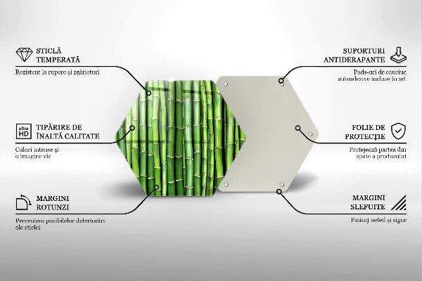 Tocător de bucătărie bambus din natură