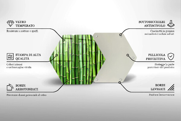 Tocător de bucătărie bambus din natură