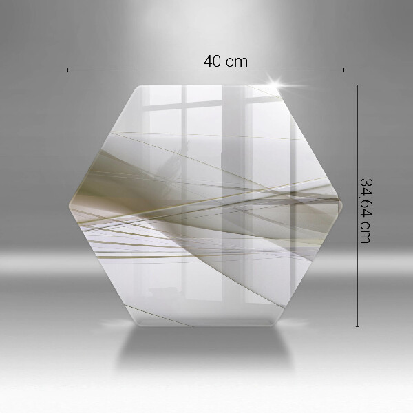 Tocător de bucătărie Design cu linii abstracte