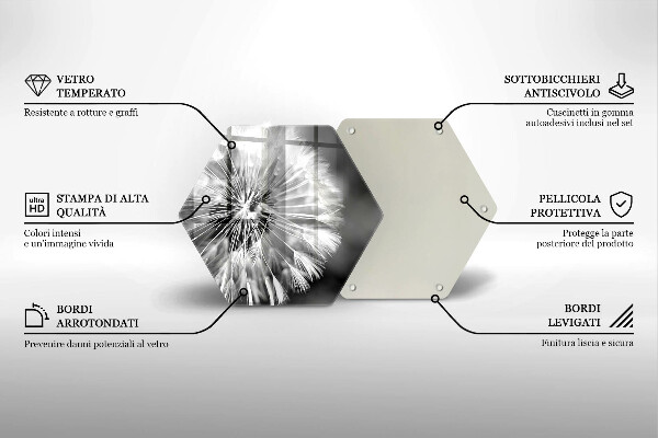 Tocător de bucătărie O păpădie delicată
