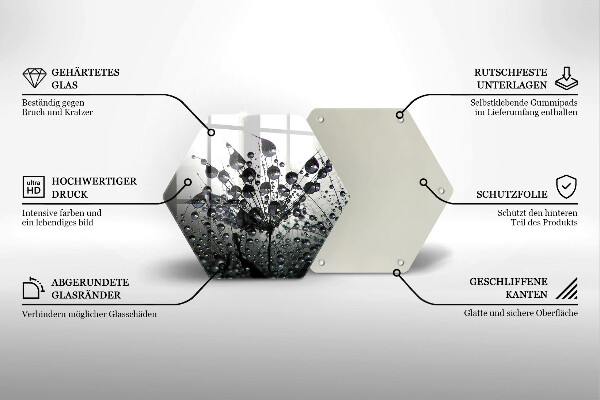 Tocător de bucătărie Păpădie și rouă