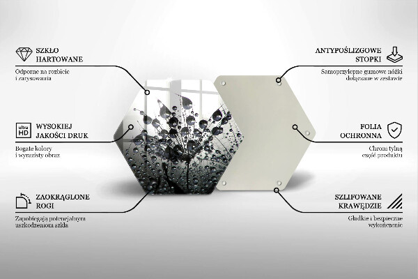 Tocător de bucătărie Păpădie și rouă