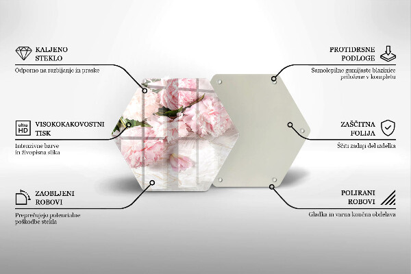 Tocător de bucătărie Flori delicate de trandafiri