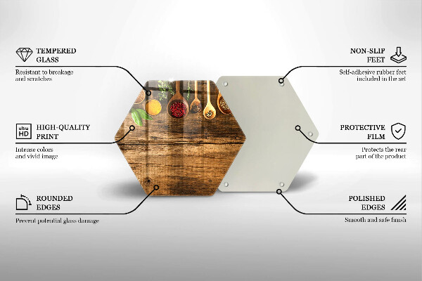 Tocător de bucătărie Linguri de lemn de condimente