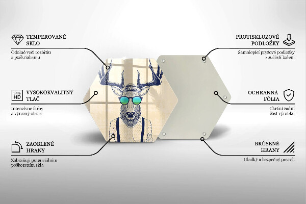 Tocător de bucătărie Ilustrație de bărbat căprior
