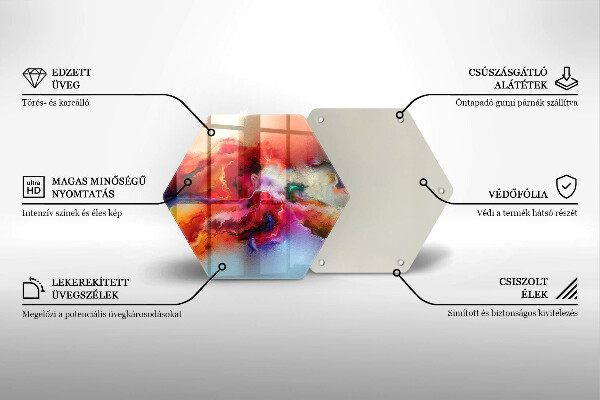 Tocător de bucătărie Abstracție fumurie