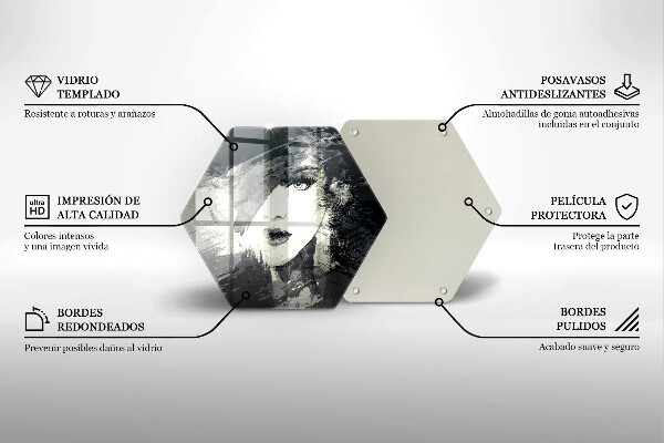 Tocător de bucătărie Tabloul unei femei