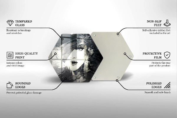 Tocător de bucătărie Tabloul unei femei