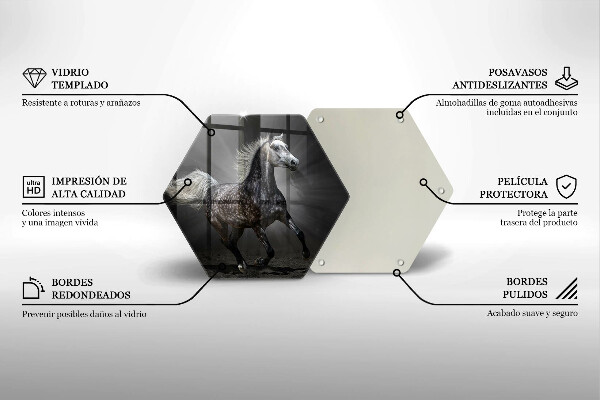 Tocător de bucătărie Calul în galop