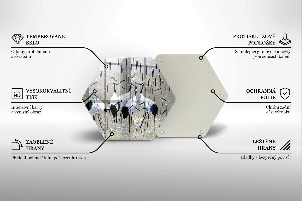 Tocător sticlă Macarale japoneze