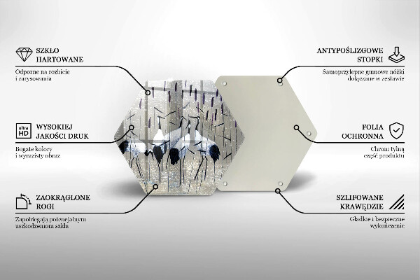 Tocător sticlă Macarale japoneze