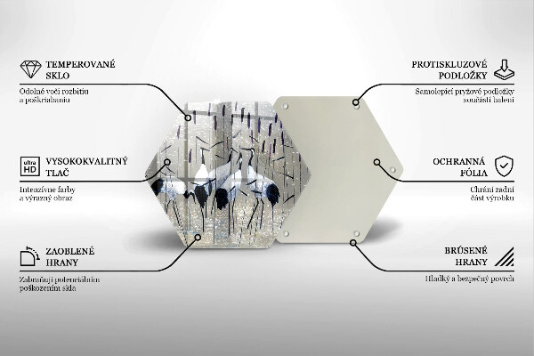 Tocător sticlă Macarale japoneze