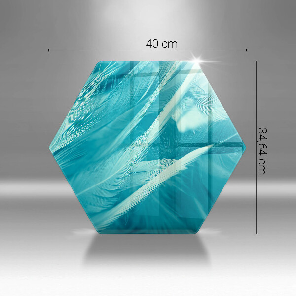 Tocător sticlă Pene delicate