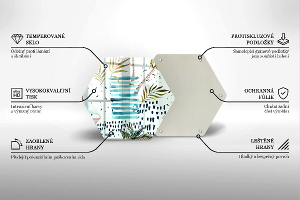 Tocător sticlă Ilustrații de vacanță
