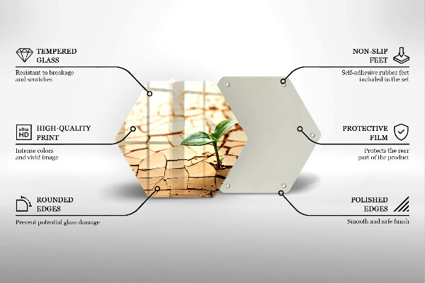 Tocător de bucătărie O plantă singuratică