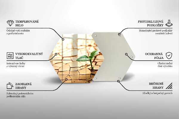 Tocător de bucătărie O plantă singuratică