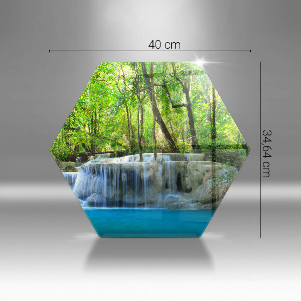 Tocător de bucătărie Cascada în pădure