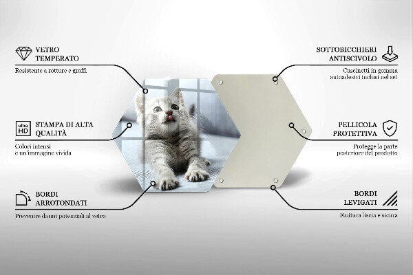 Tocător de bucătărie Pisicuță drăguță