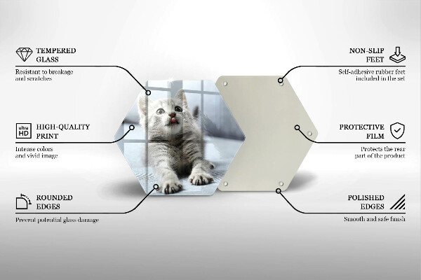 Tocător de bucătărie Pisicuță drăguță