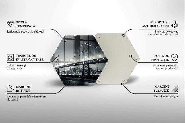 Tocător de bucătărie Podul Benjamin Franklin