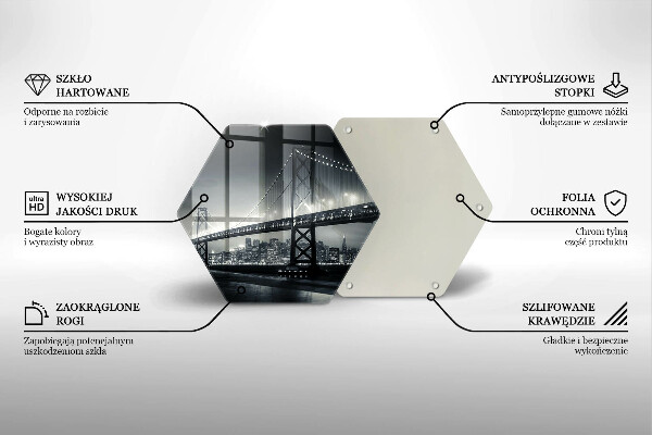 Tocător de bucătărie Podul Benjamin Franklin