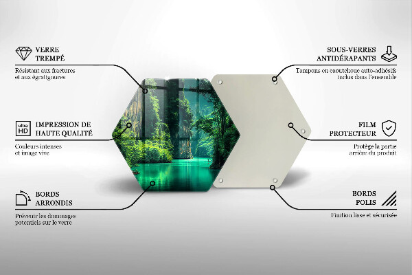 Tocător sticlă Peisaj lagunar