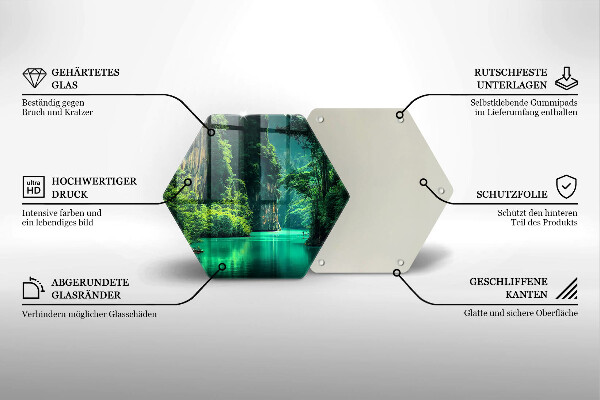 Tocător sticlă Peisaj lagunar