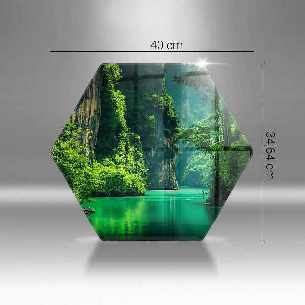 Tocător sticlă Peisaj lagunar