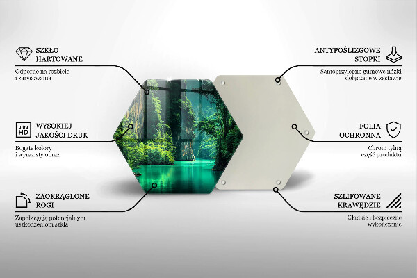 Tocător sticlă Peisaj lagunar