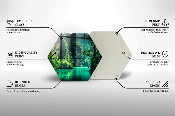 Tocător sticlă Peisaj lagunar