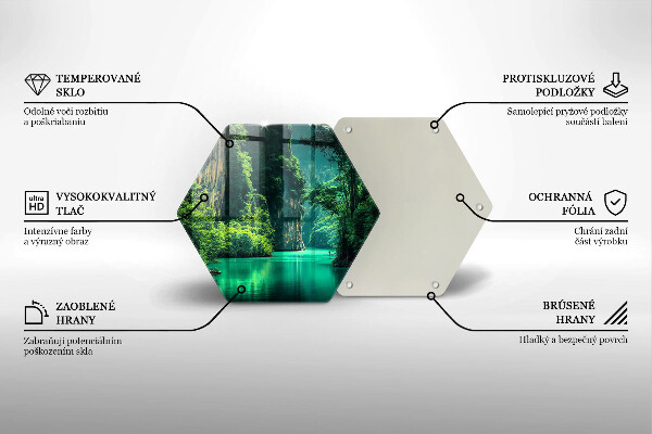 Tocător sticlă Peisaj lagunar