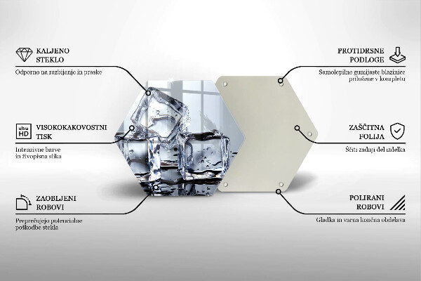 Tocător de bucătărie Cuburi de gheata