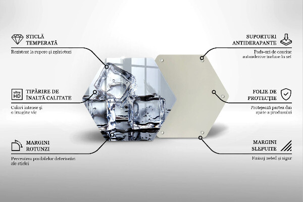 Tocător de bucătărie Cuburi de gheata