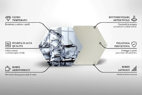 Tocător de bucătărie Cuburi de gheata