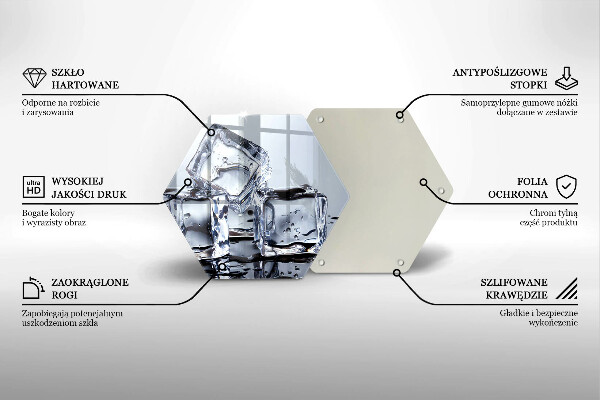 Tocător de bucătărie Cuburi de gheata