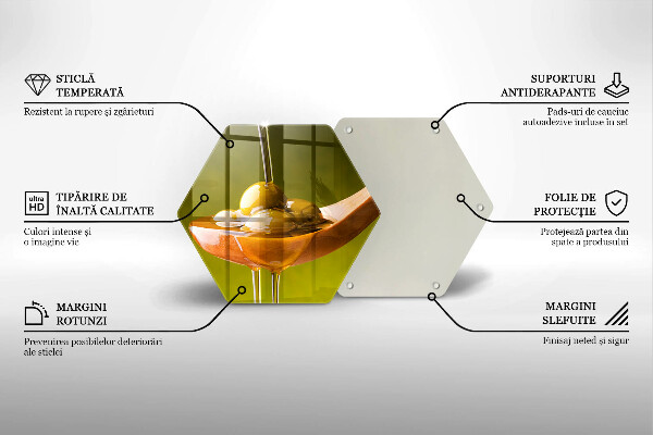 Tocător de bucătărie Ulei de măsline și măsline