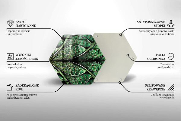 Tocător de bucătărie Structura nervurii frunzei