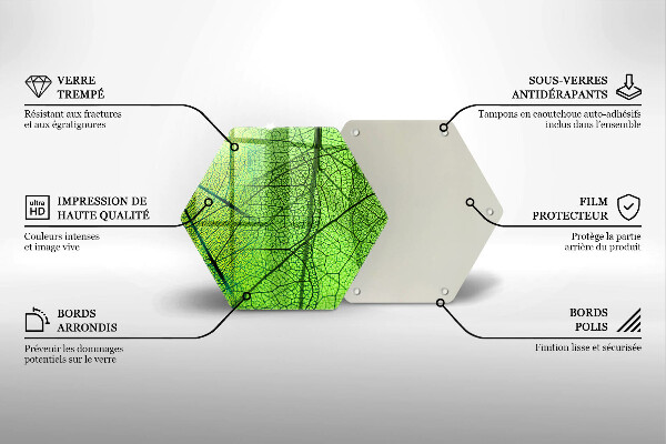 Tocător de bucătărie Venele frunzelor naturii