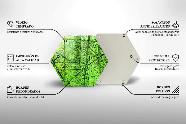 Tocător de bucătărie Venele frunzelor naturii