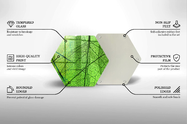 Tocător de bucătărie Venele frunzelor naturii