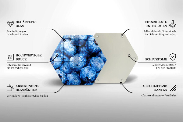 Tocător de bucătărie Afine suculente