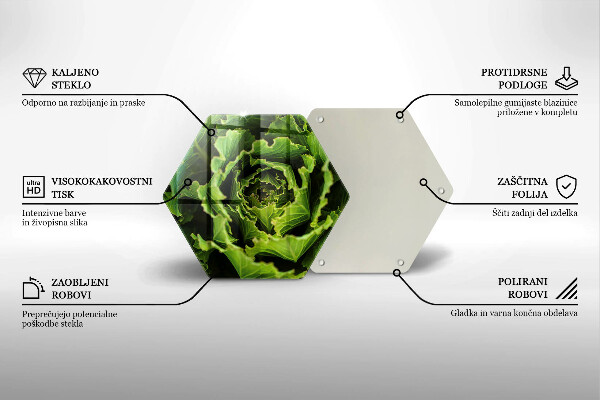 Tocător de bucătărie Mănâncă frunze de salată