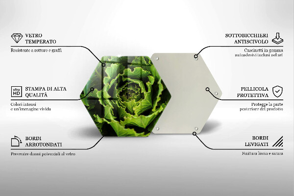 Tocător de bucătărie Mănâncă frunze de salată