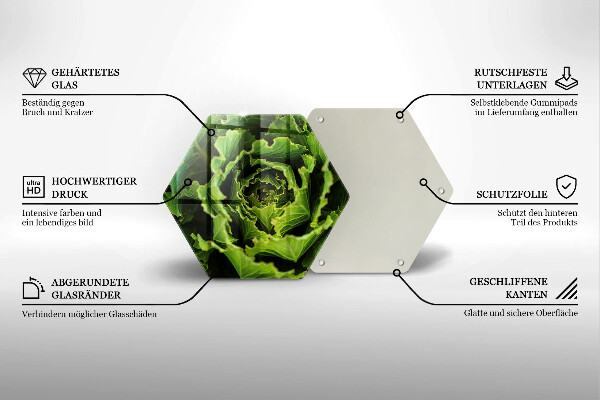 Tocător de bucătărie Mănâncă frunze de salată